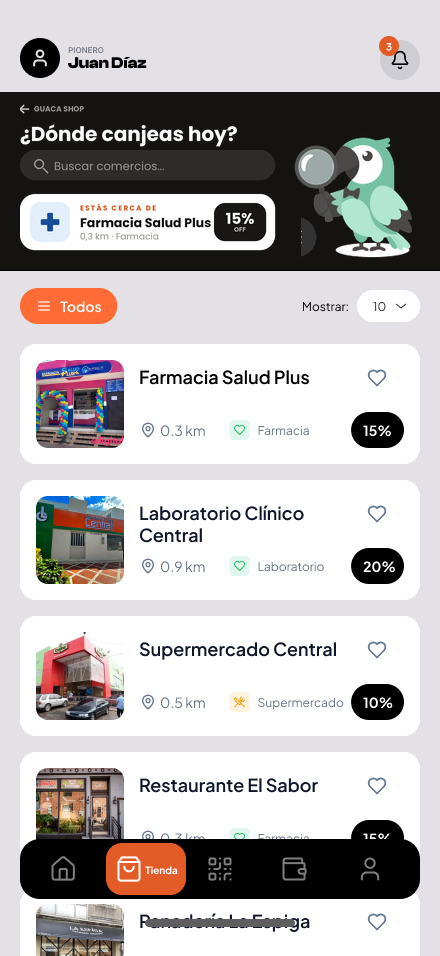 Buscador de comercios