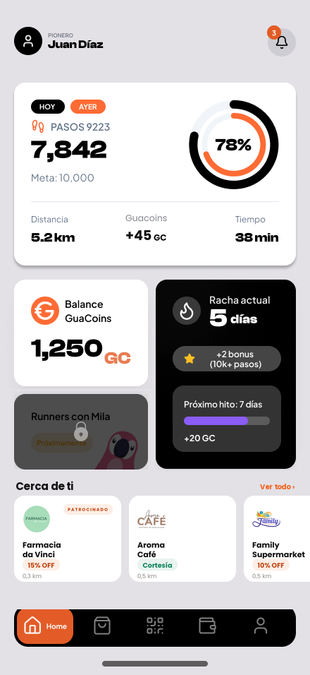 Inicio de la app
